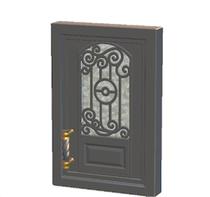 Black Iron door