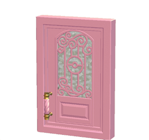 Pink Iron door