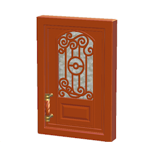 Red Iron door