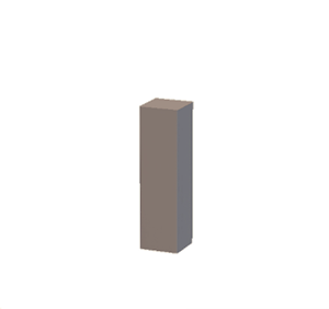 Beige Iron enclosure