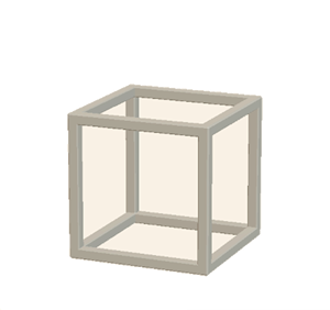 White Iron frame