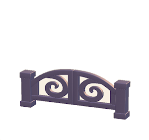 Plum Iron gate