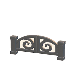 Black Iron gate