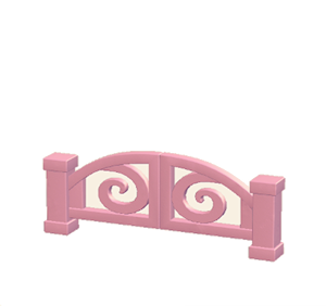 Pink Iron gate