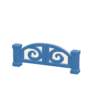 Blue Iron gate