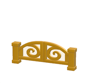 Yellow Iron gate