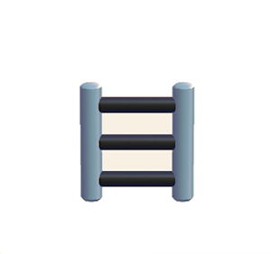 Cyan Iron ladder