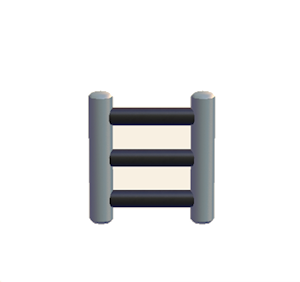 Gray Iron ladder