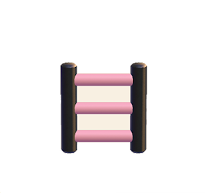 Pink Iron ladder