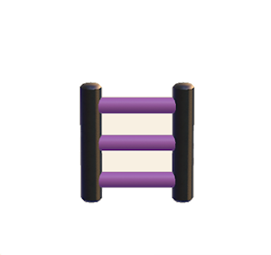 Purple Iron ladder