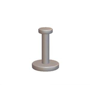 Beige Iron pillar