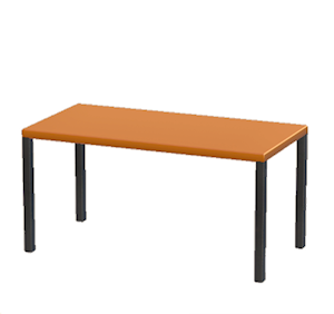 Orange Iron rack