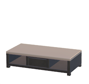 Beige Iron stand
