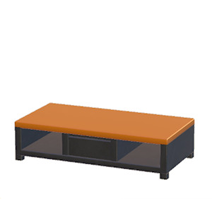 Orange Iron stand
