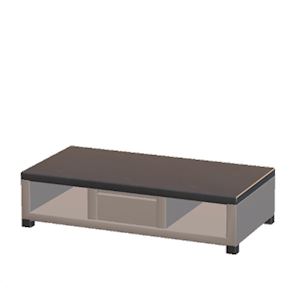 Beige Iron stand