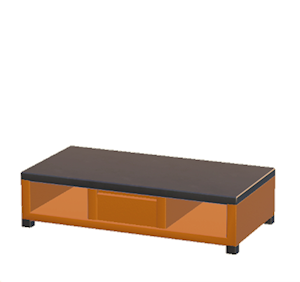 Orange Iron stand