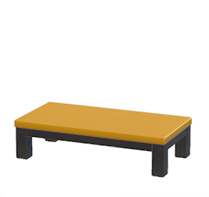 Yellow Iron table
