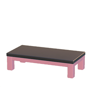Pink Iron table