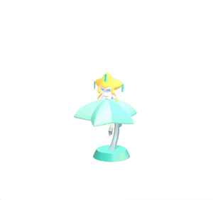 Blue Jirachi lamp