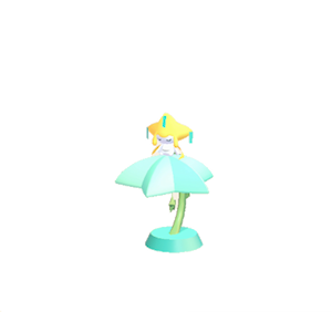 Green Jirachi lamp