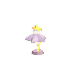 Plum Jirachi lamp