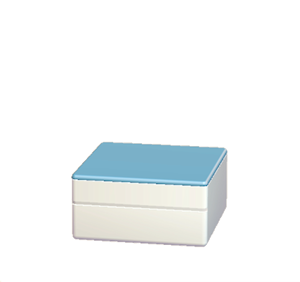Blue Kitchen table