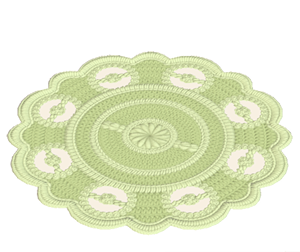 Lime Lace rug