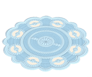 Blue Lace rug