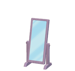 Plum Large mirror