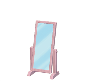 Pink Large mirror