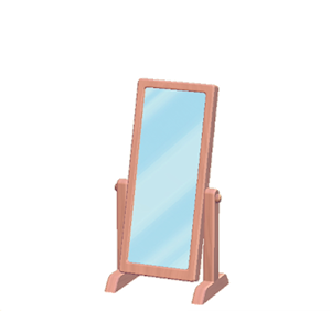 Red Large mirror