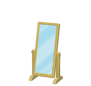 Orange Large mirror
