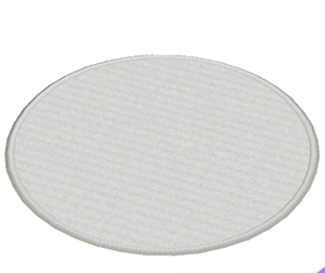 None Large round rug