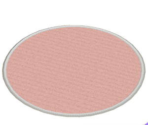 Pink Large round rug