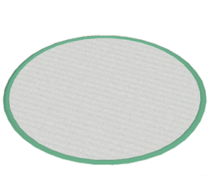 Aquamarine Large round rug
