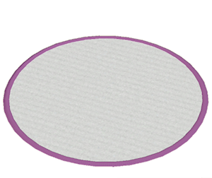 Purple Large round rug