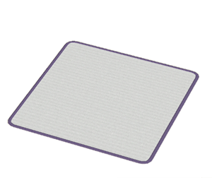 Plum Large square rug
