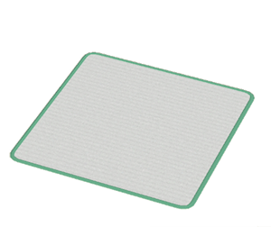 Aquamarine Large square rug