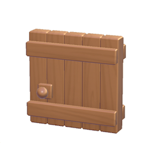 Brown Large wooden door