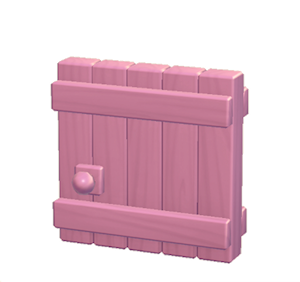 Rose Large wooden door