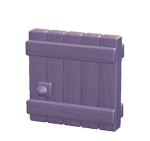 Plum Large wooden door