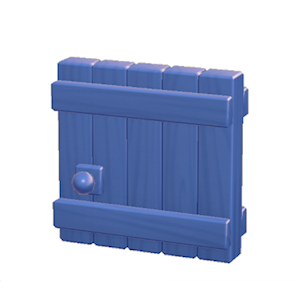 Navy Large wooden door