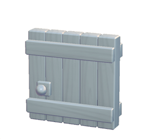 Gray Large wooden door