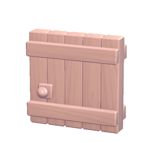Pink Large wooden door