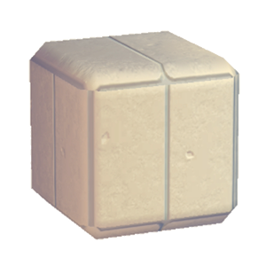Beige Lined-stone flooring