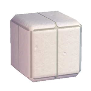 White Lined-stone flooring