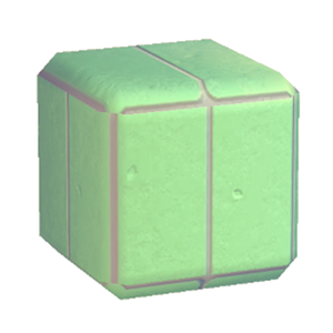 Green Lined-stone flooring