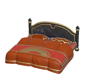 Red Luxury bed