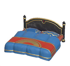 Blue Luxury bed