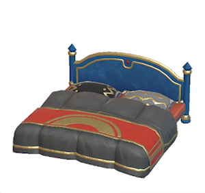 Blue Luxury bed